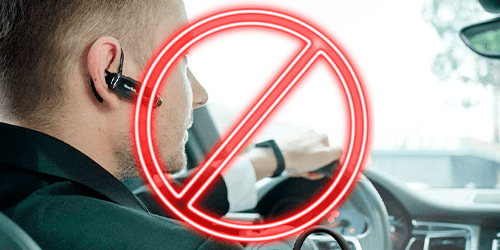 los manos libres de ojera no se pueden utilizar en el coche