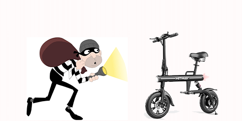 cuidado con los robos de las bicis electricas
