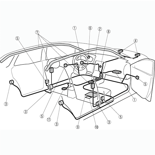 ubicacion de sensores del airbag