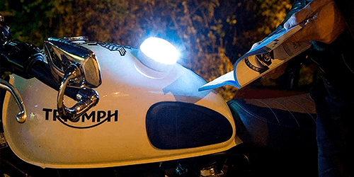 lampara de mergencia v16 para moto homologada