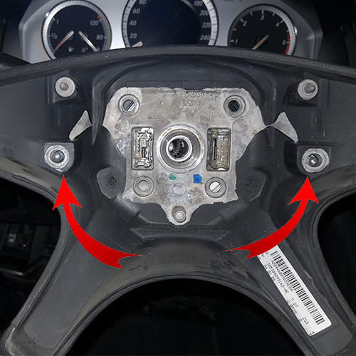 desmontaje airbag mercedes